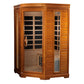 Dynamic Heming 2 Person Corner Low EMF FAR Infrared Sauna