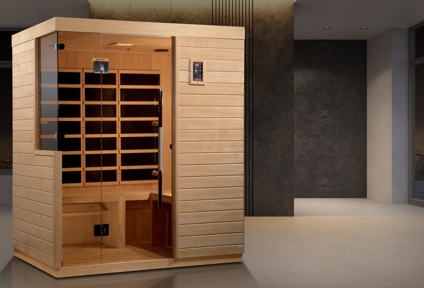 Dynamic Bilbao 3 Person Ultra Low EMF FAR Infrared Sauna