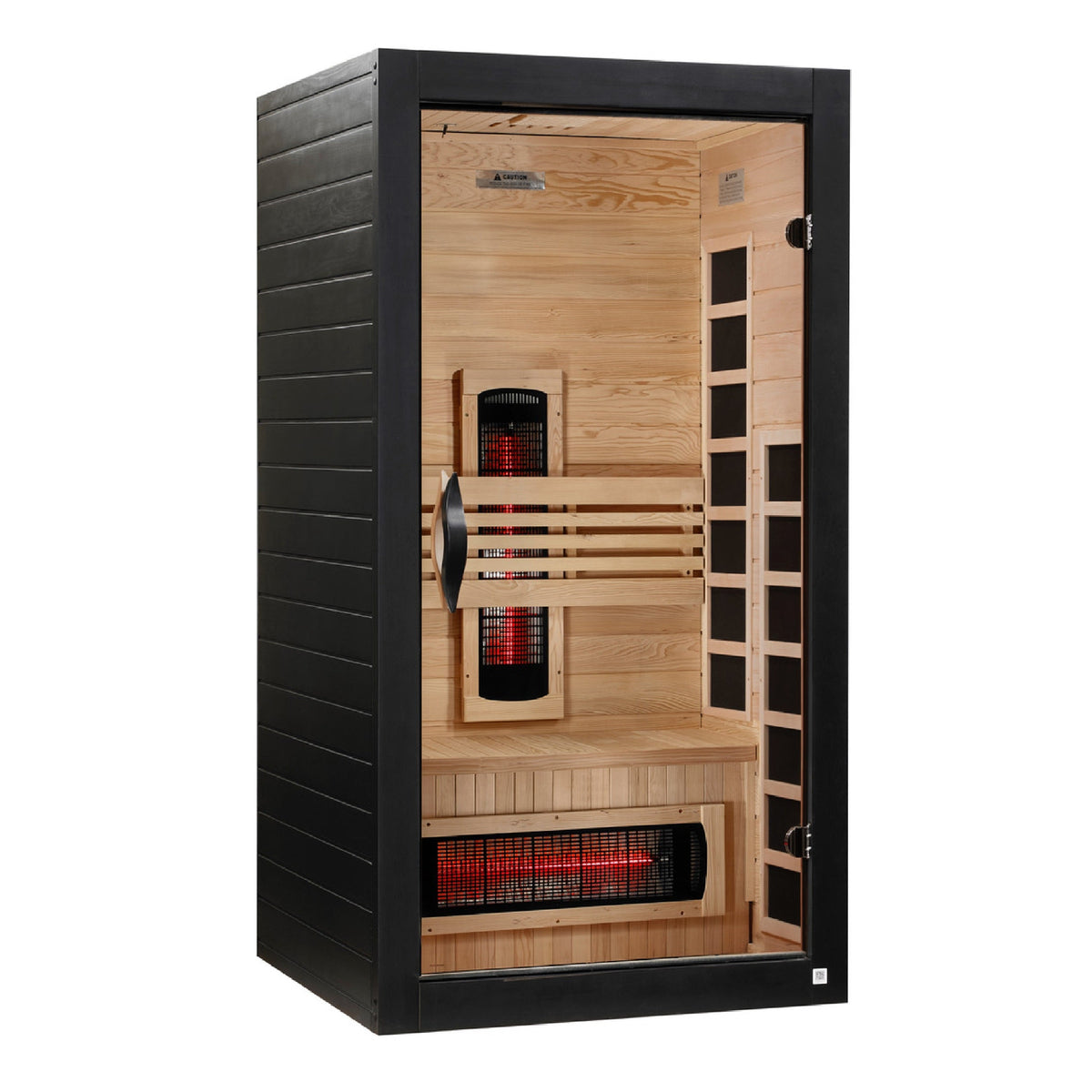 ***New 2026 Model*** Dynamic Santorini 1-2 Person Full Spectrum Near Zero EMF FAR IR Sauna (DYN-6009-03 FS)