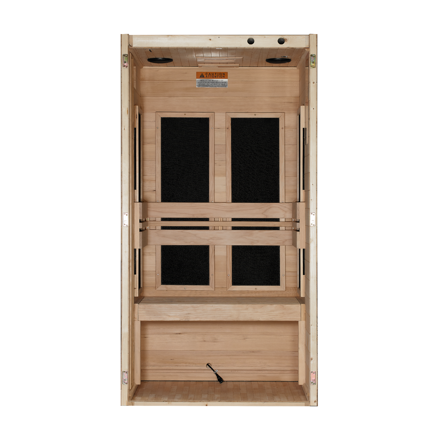 ***New 2026 Model*** Dynamic "Veneto" 1-2 Person Low EMF FAR IR Sauna (DYN-6115-05)