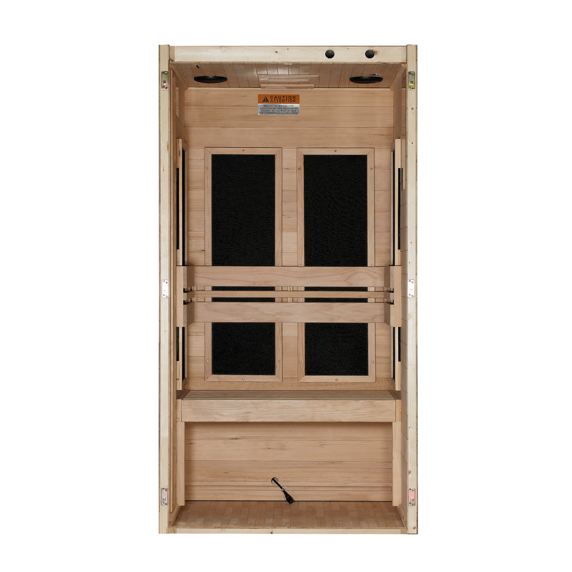***New 2026 Model*** Dynamic "Veneto" 1-2 Person Low EMF FAR IR Sauna (DYN-6115-05)