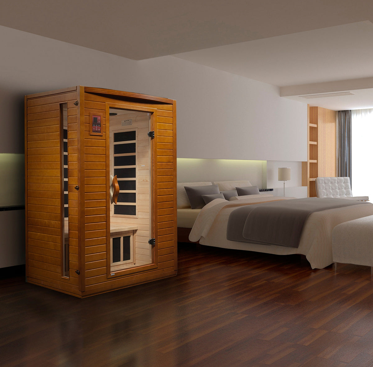 Dynamic "Versailles" 2 Person Low EMF Far IR Sauna (DYN-6202-03)