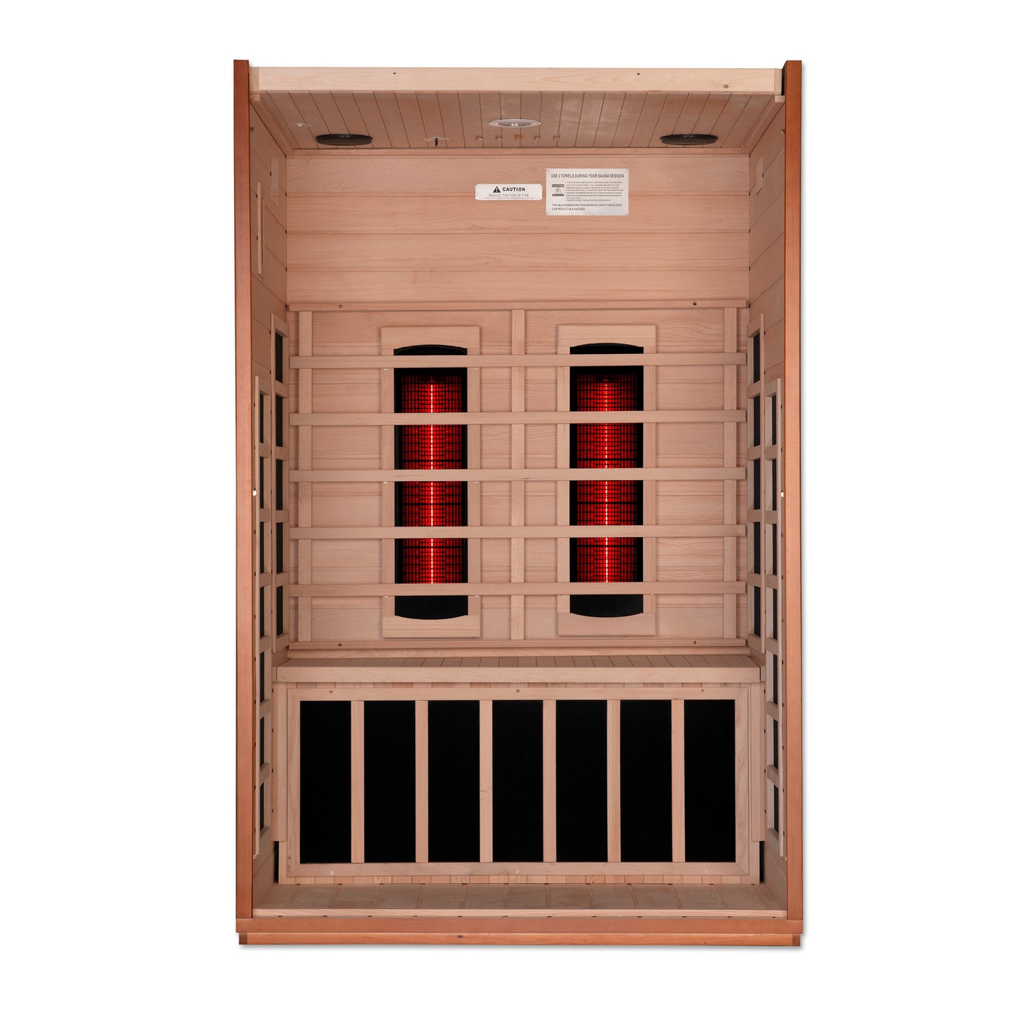 Dynamic Cordoba 2 Person Full Spectrum Infrared Sauna - Canadian Hemlock