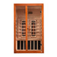 Dynamic Santiago 2 Person Full Spectrum Infrared Sauna - Canadian Hemlock