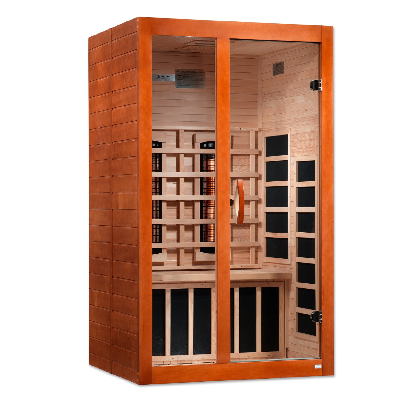 Dynamic Santiago 2 Person Full Spectrum Infrared Sauna - Canadian Hemlock