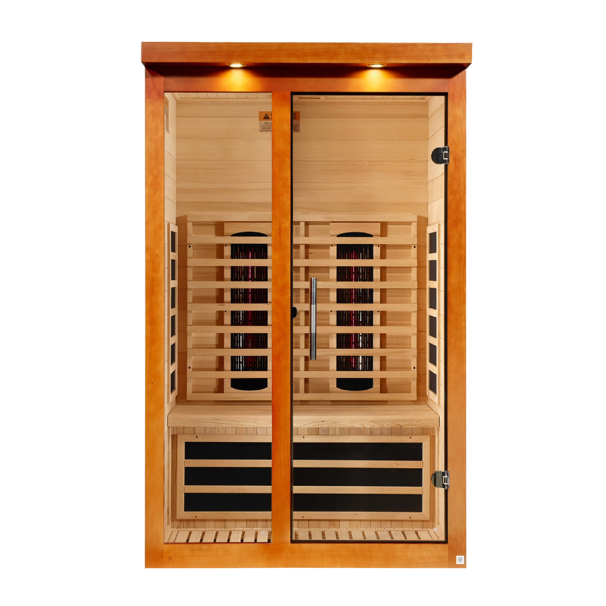 ***New 2026 Model*** Dynamic "Llumeneres" 2 Person Full Spectrum Nero Zero EMF FAR IR Sauna (DYN-6215-03 FS)