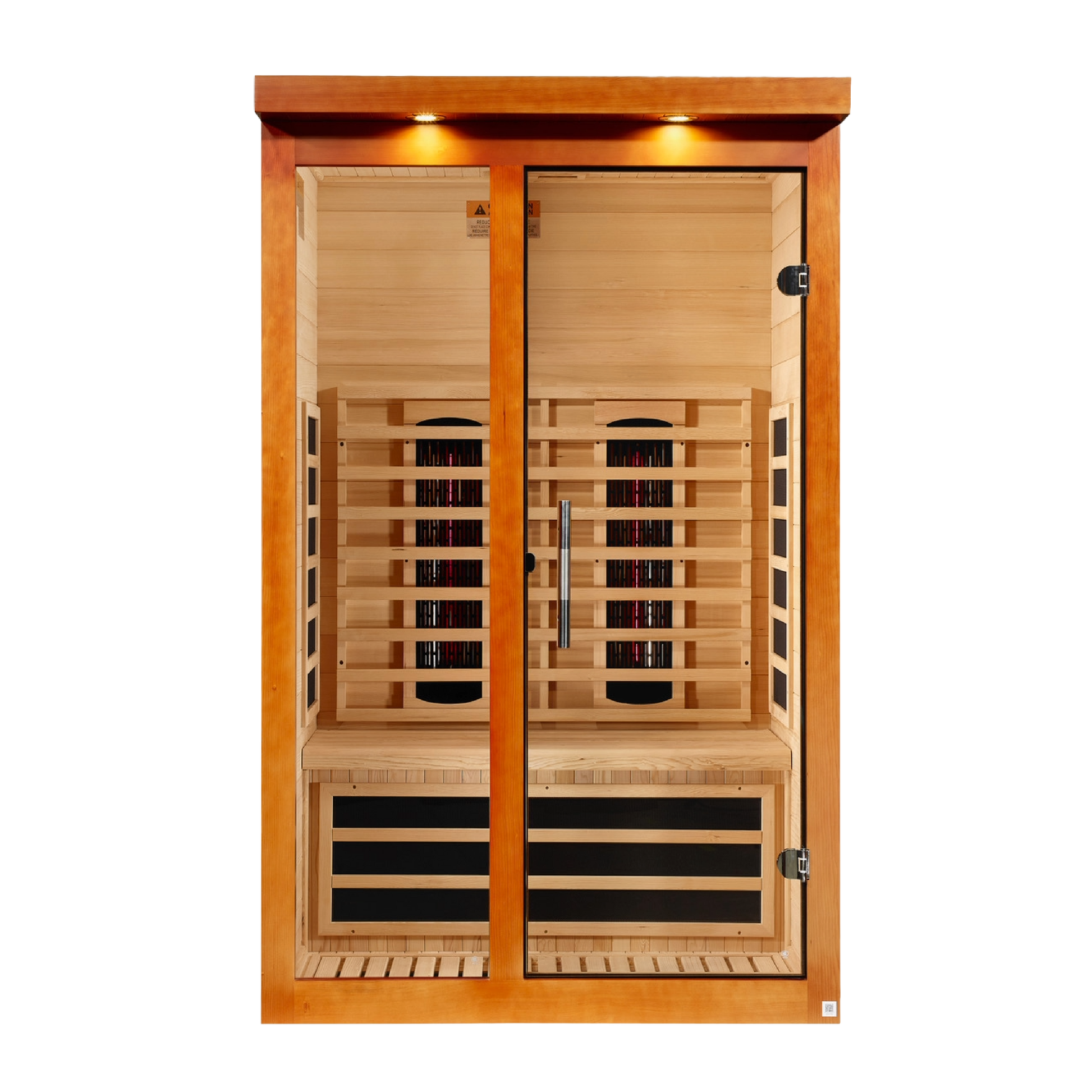 ***New 2026 Model*** Dynamic "Llumeneres" 2 Person Full Spectrum Nero Zero EMF FAR IR Sauna (DYN-6215-03 FS)
