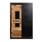 ***New 2026 Model*** Dynamic "Veneto" Black Finish 1-2 Person Ultra Low EMF FAR IR Sauna (DYN-6115-06 Elite)