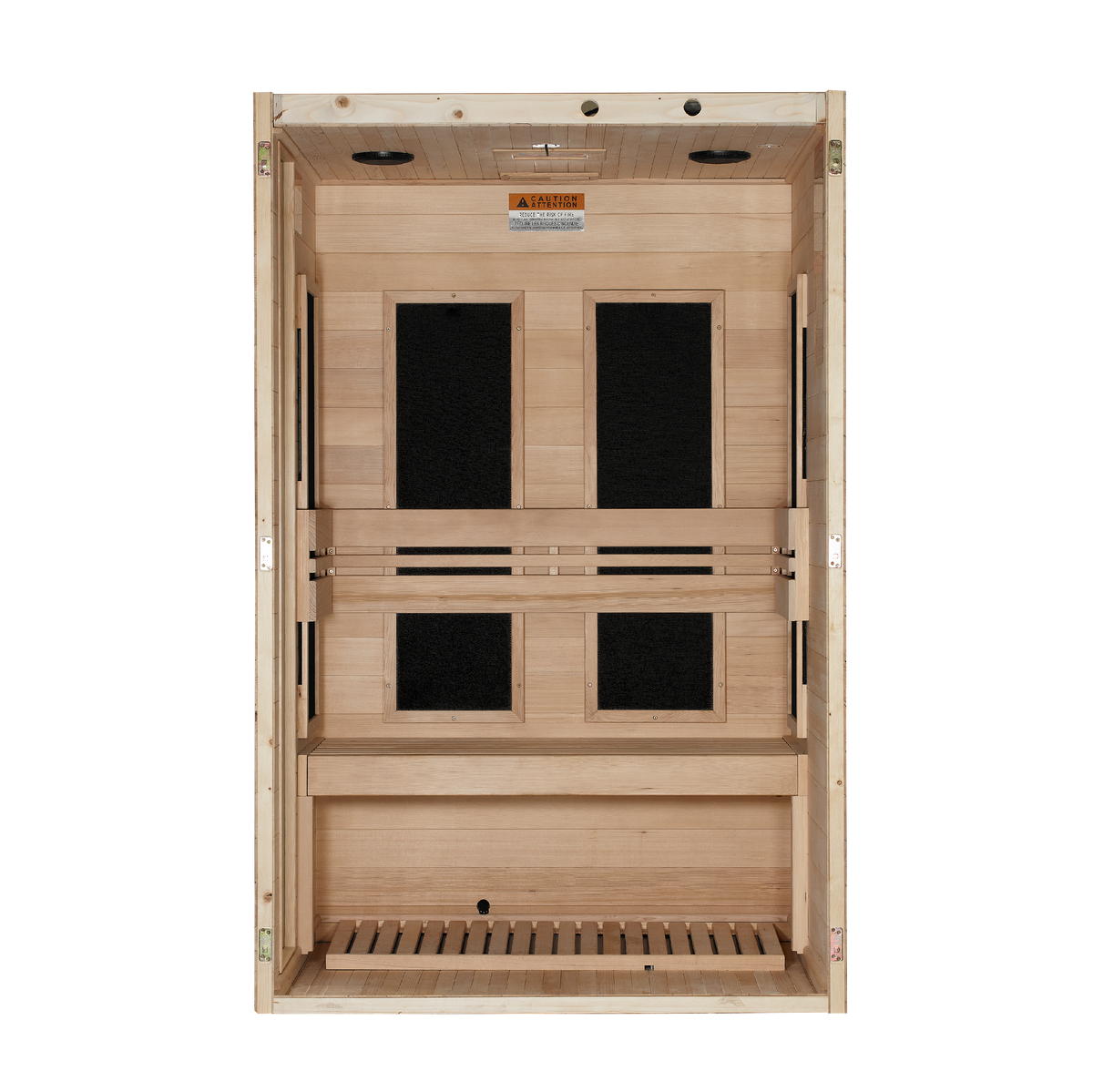 ***New 2026 Model*** Dynamic "Lucca" 2 Person Low EMF FAR IR Sauna (DYN-6215-05)