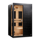 ***New 2026 Model*** Dynamic "Veneto" Black Finish 1-2 Person Ultra Low EMF FAR IR Sauna (DYN-6115-06 Elite)