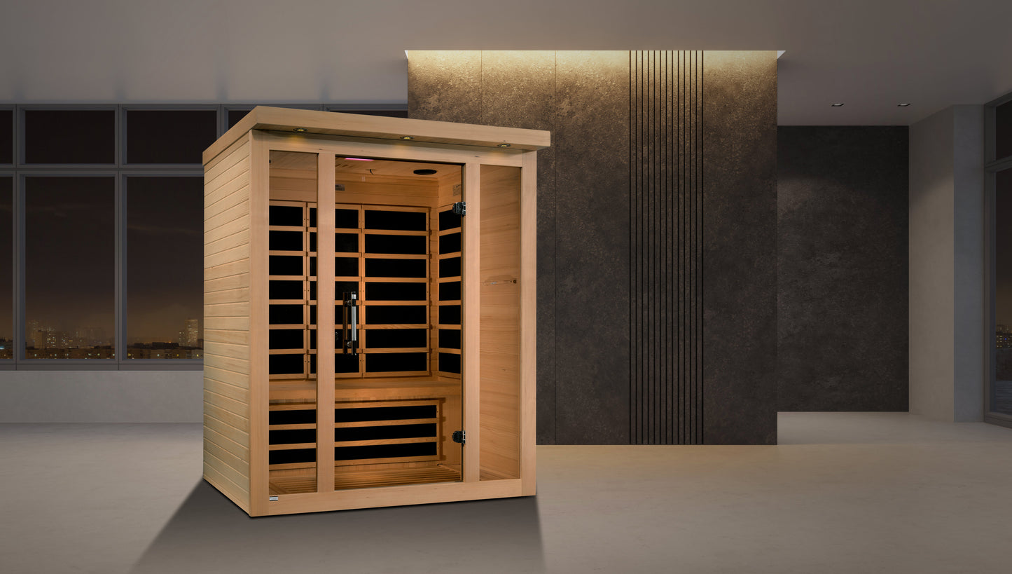 Dynamic Vila 3 Person Ultra Low EMF FAR Infrared Sauna