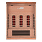 Dynamic Lugano 3 Person Full Spectrum Infrared Sauna - Canadian Hemlock