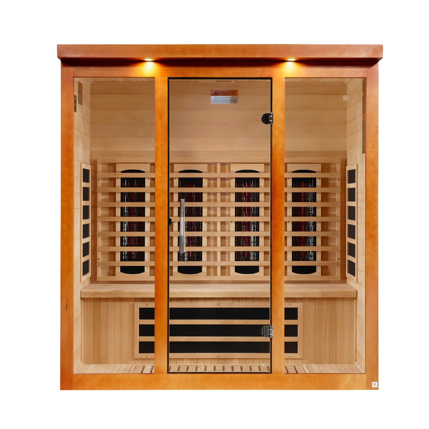 ***New 2026 Model*** Dynamic Vila Grande 4 Person Full Spectrum Nero Zero EMF FAR IR Sauna (DYN-6415-03 FS)