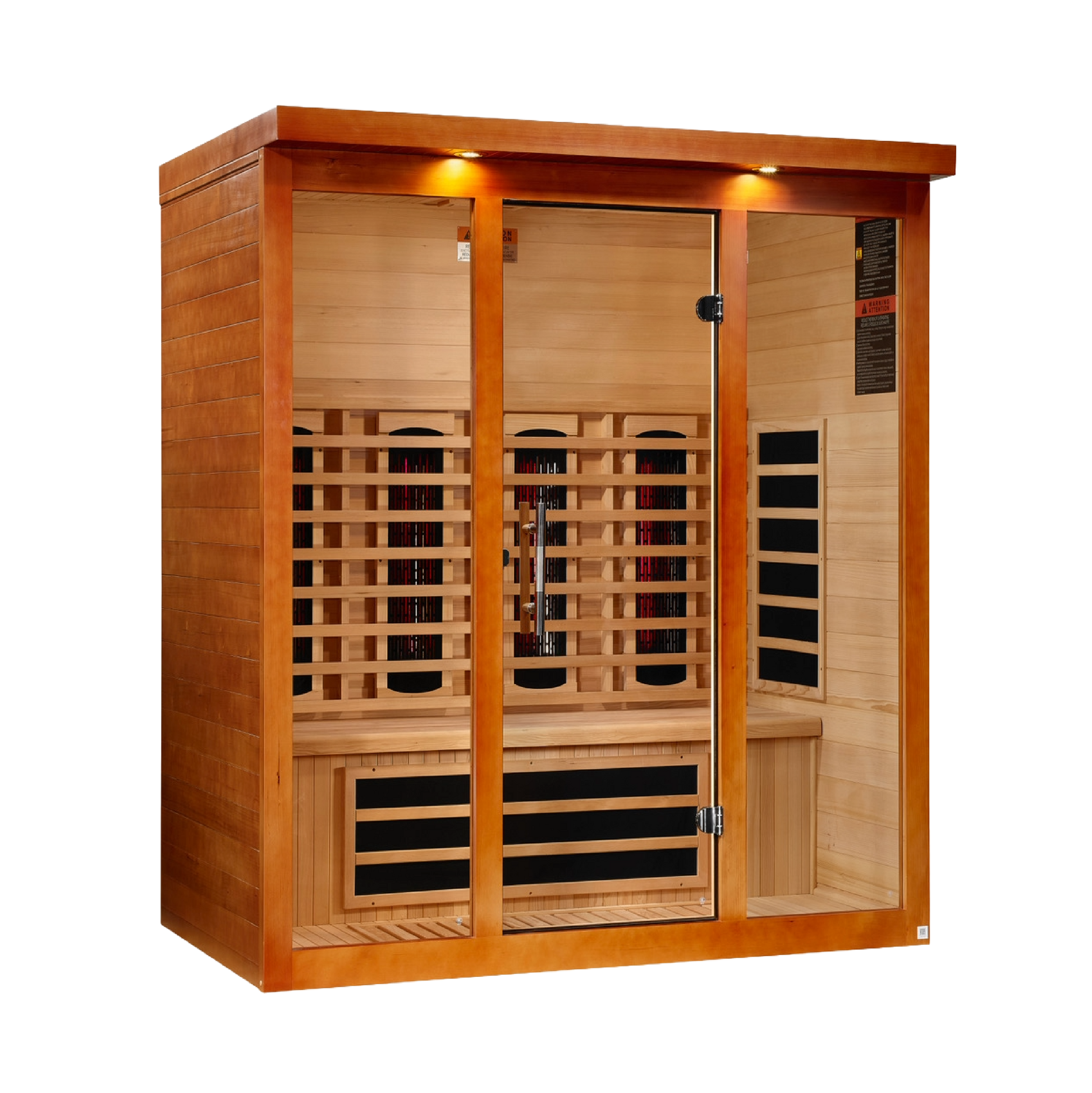 ***New 2026 Model*** Dynamic Vila Grande 4 Person Full Spectrum Nero Zero EMF FAR IR Sauna (DYN-6415-03 FS)