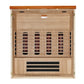 ***New 2026 Model*** Dynamic Vila Grande 4 Person Full Spectrum Nero Zero EMF FAR IR Sauna (DYN-6415-03 FS)