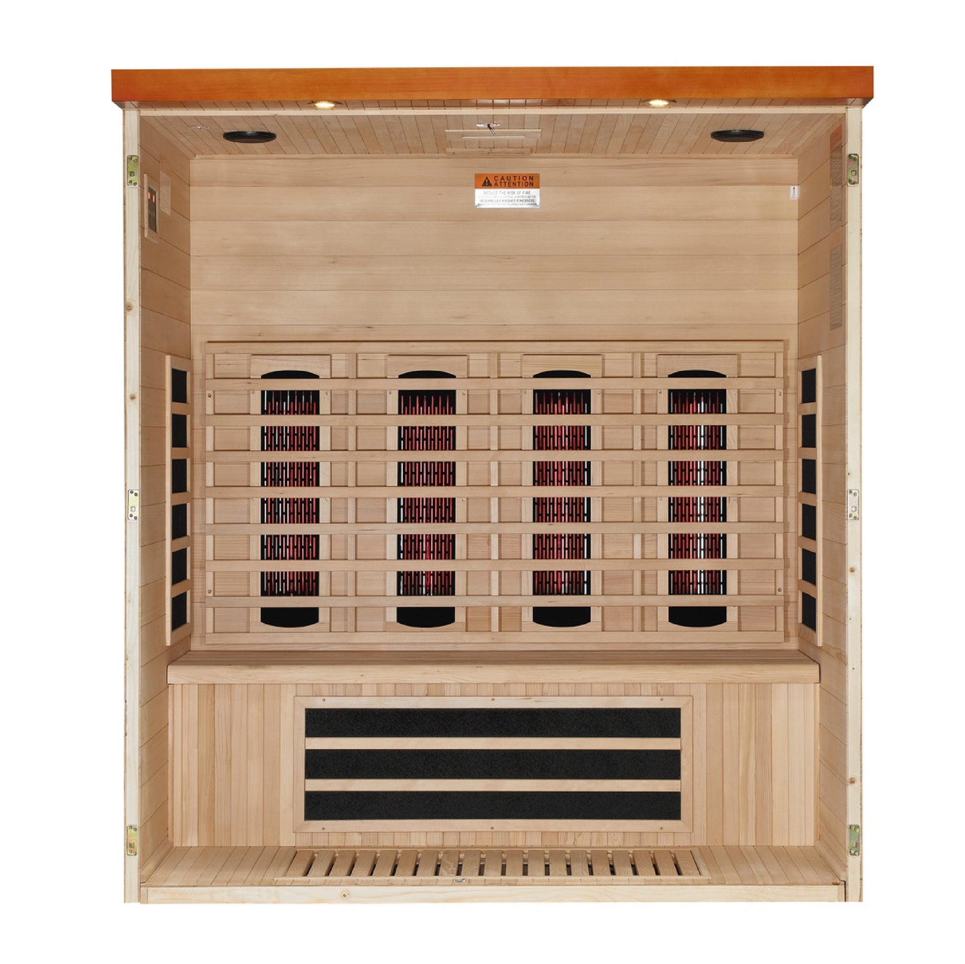 ***New 2026 Model*** Dynamic Vila Grande 4 Person Full Spectrum Nero Zero EMF FAR IR Sauna (DYN-6415-03 FS)