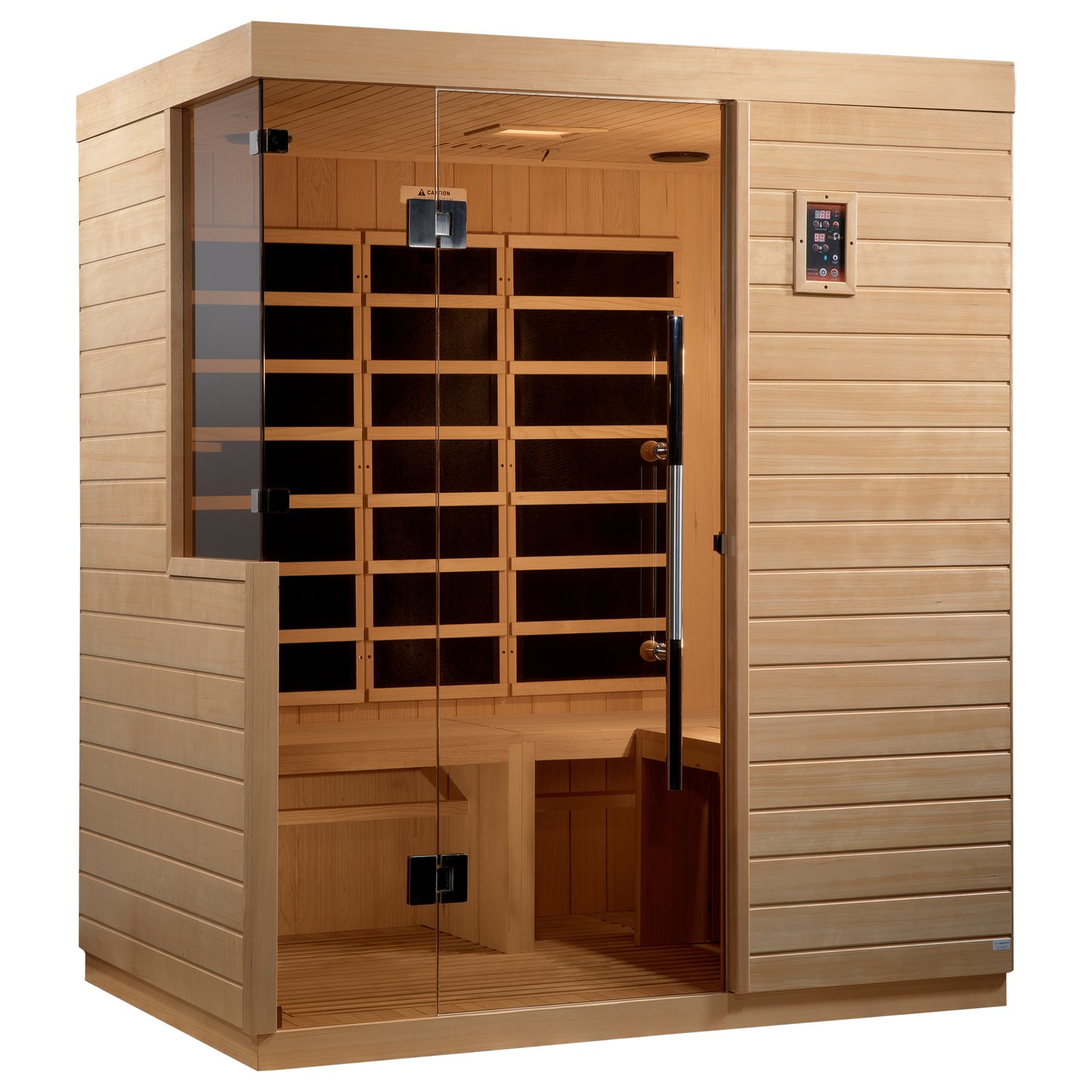 Dynamic Bilbao 3 Person Ultra Low EMF FAR Infrared Sauna