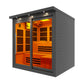 ***New 2026 Model*** Golden Designs 6 Person Near Zero EMF Far IR Sauna - Black Edition (GDI-6996-02EliteBLK)