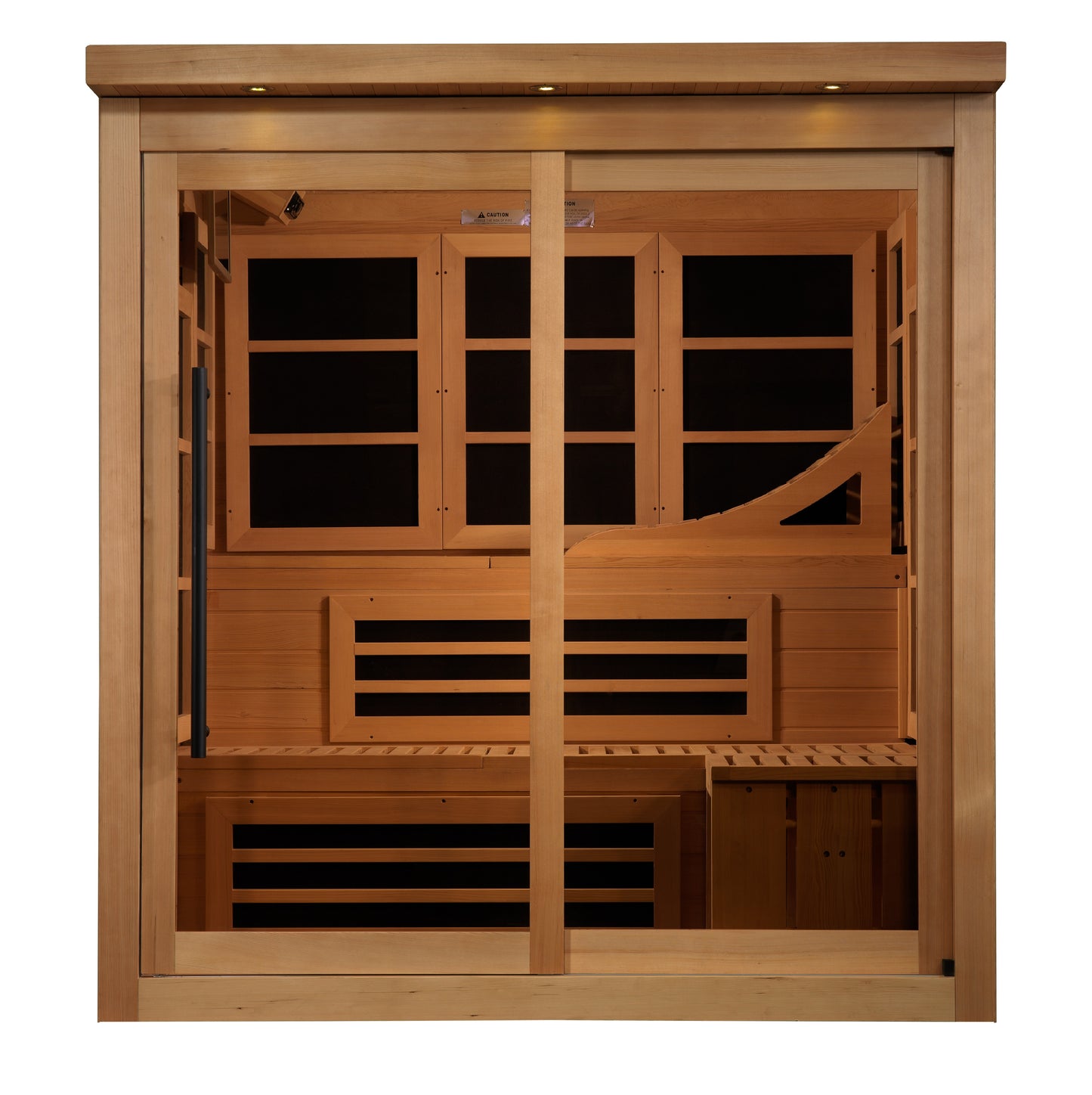 Golden Designs Monaco Limited Edition 6-person PureTech™ Near Zero EMF (Under 2MG) FAR Infrared Sauna