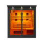 ***New 2026 Model*** Golden Designs 6 Person Black Full Spectrum Near Zero EMF FAR IR Sauna (GDI-6996-03-FS)
