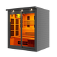 ***New 2026 Model*** Golden Designs 6 Person Black Full Spectrum Near Zero EMF FAR IR Sauna (GDI-6996-03-FS)