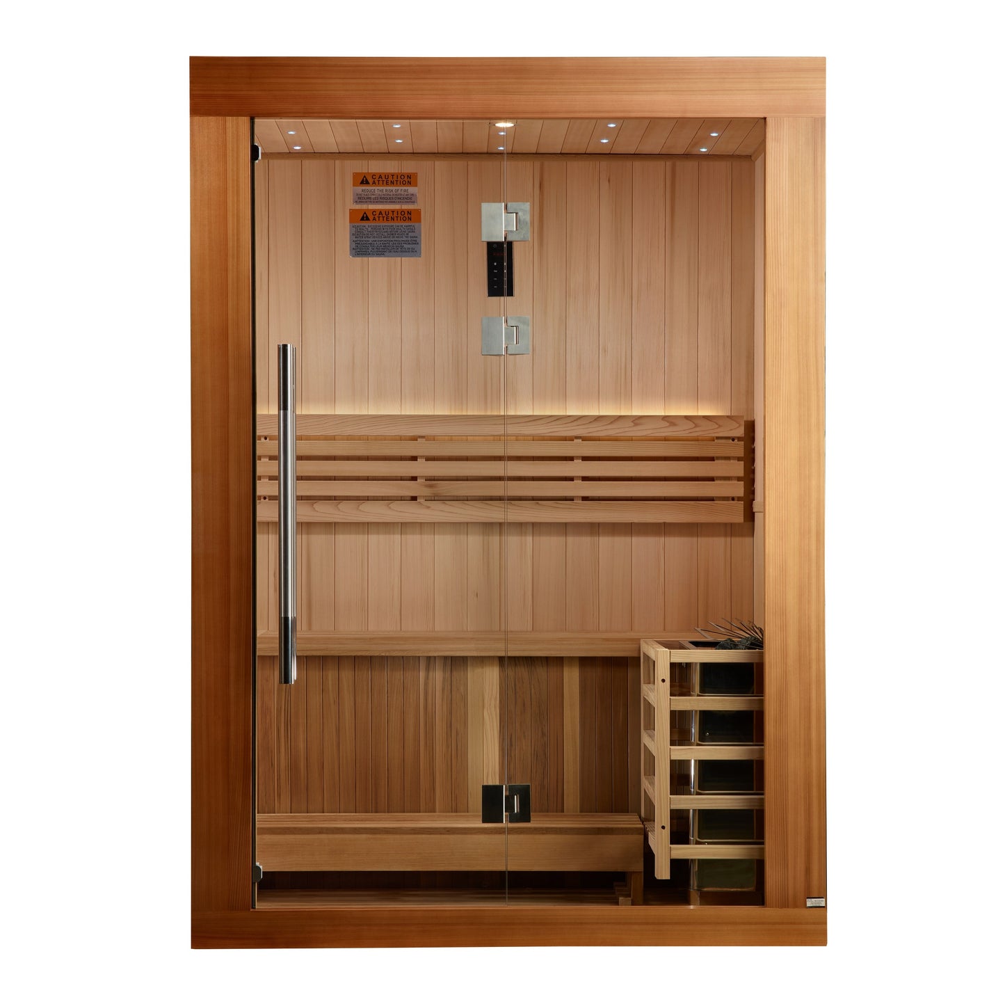 2025 Golden Designs Updated "Sundsvall" 2 Person Traditional Sauna (GDI-7289-02)