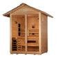 Golden Designs "Carinthia" 3 Person Hybrid (PureTech™ Full Spectrum IR or Traditional Stove) Outdoor Sauna (GDI-8123-01)