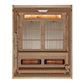 2026 Golden Designs "Soria" 3 Person Hybrid Sauna (Indoor) Full Spectrum and Harvia Traditional Stove (GDI-8330-01)