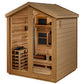 Golden Designs "Loviisa" 3 Person Barn Hybrid (PureTech™ Full Spectrum IR or Traditional Stove) Outdoor Sauna (GDI-8523-01)