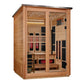 ***New 2026 Model*** Golden Designs "Loviisa" 3 Person, Pacific Cedar Barn Hybrid (PureTech™ Full Spectrum IR or Traditional Stove) Outdoor 