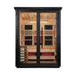 ***New 2026 Model*** Golden Designs "Loviisa" 3 Person, Black Barn Hybrid (PureTech™ Full Spectrum IR or Traditional Stove) Outdoor Sauna (G