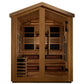 Golden Designs Kaskinen 6 Person Hybrid (PureTech™ Full Spectrum IR or Traditional Stove) Outdoor Sauna