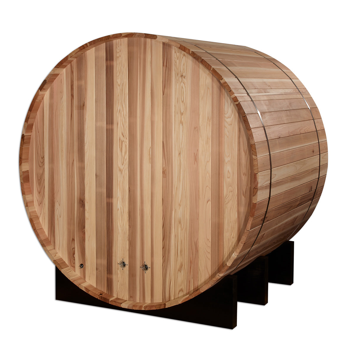 Golden Designs "St. Moritz" 2 Person Barrel Traditional Sauna - Pacific Cedar