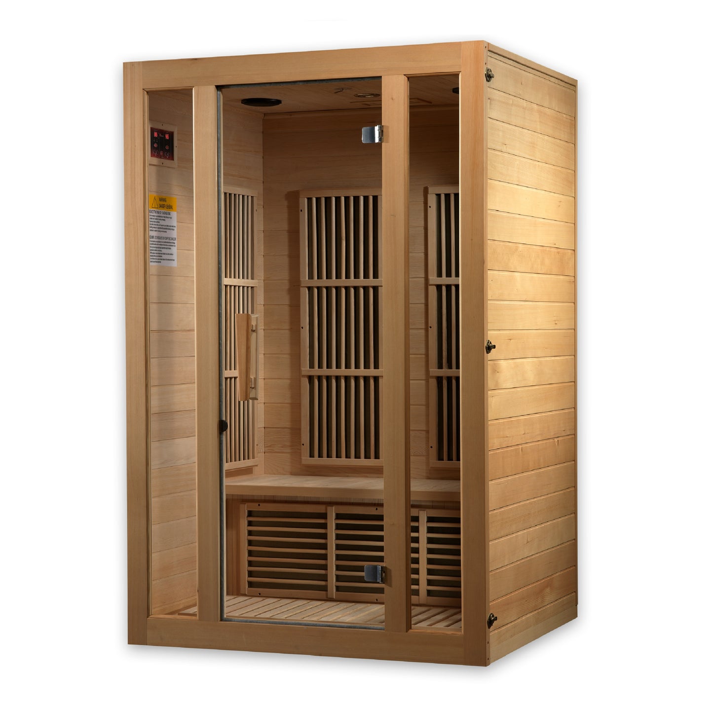 Maxxus Seattle 2 person Low EMF FAR Infrared Sauna Canadian Hemlock