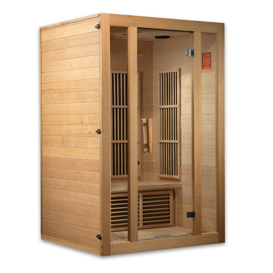 Maxxus Seattle 2 person Low EMF FAR Infrared Sauna Canadian Hemlock