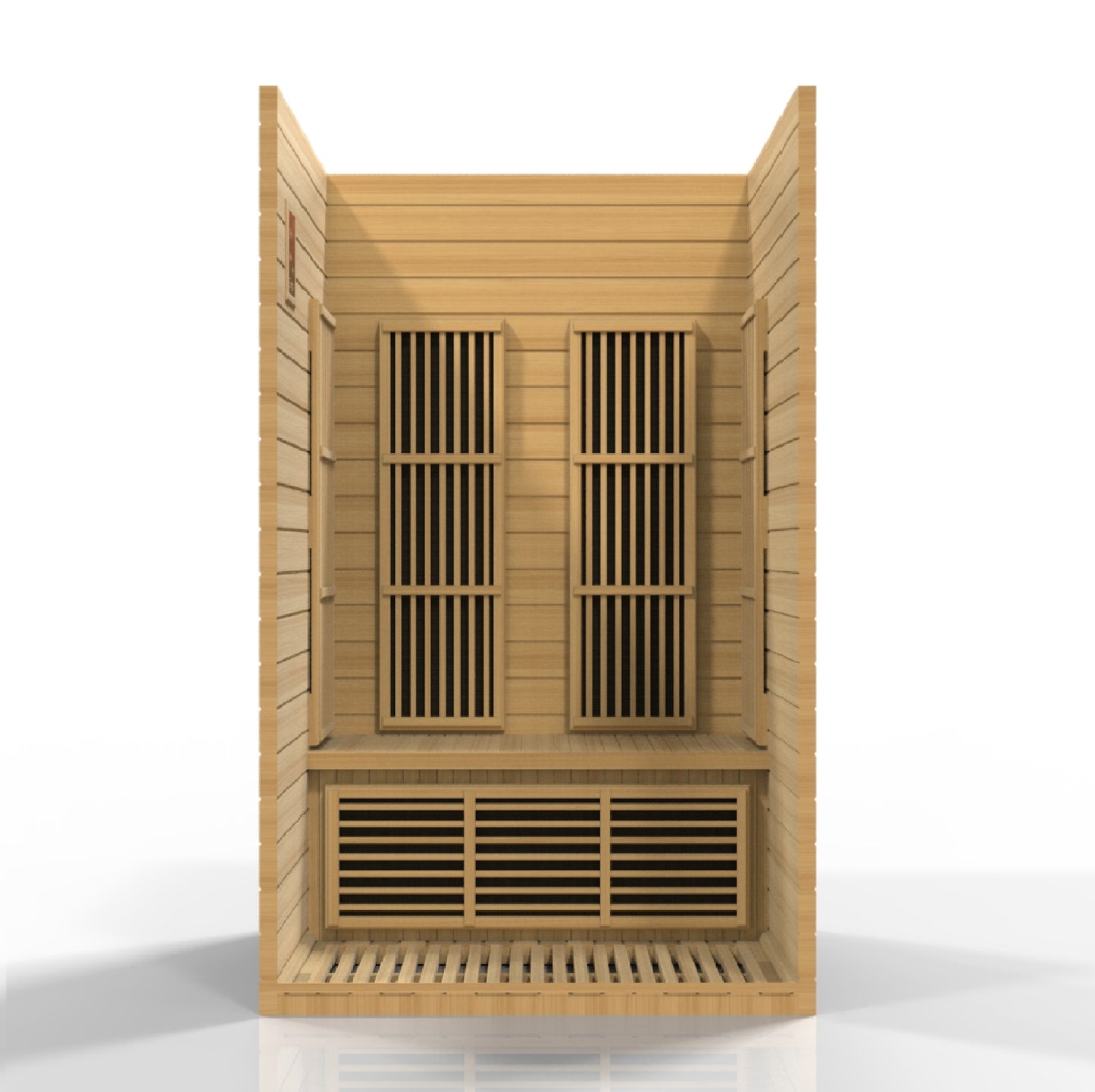 Maxxus Seattle 2 person Low EMF FAR Infrared Sauna Canadian Hemlock