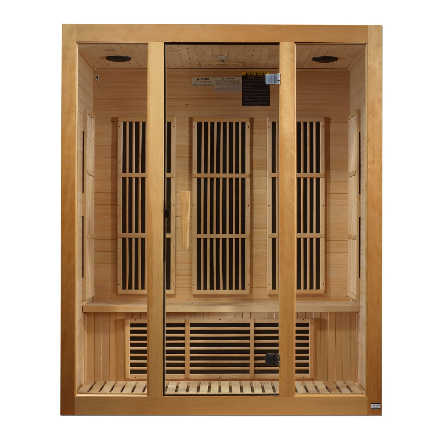 Maxxus Bellevue 3 person Low EMF FAR Infrared Sauna Canadian Hemlock