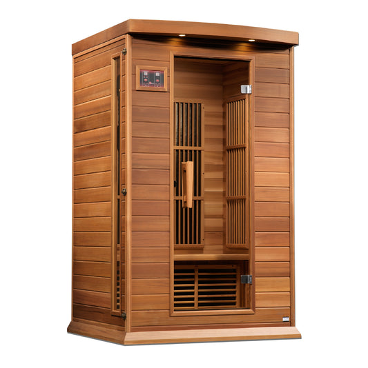 Maxxus Cholet Edition 2 Person Near Zero EMF FAR Infrared Sauna - Canadian Red Cedar