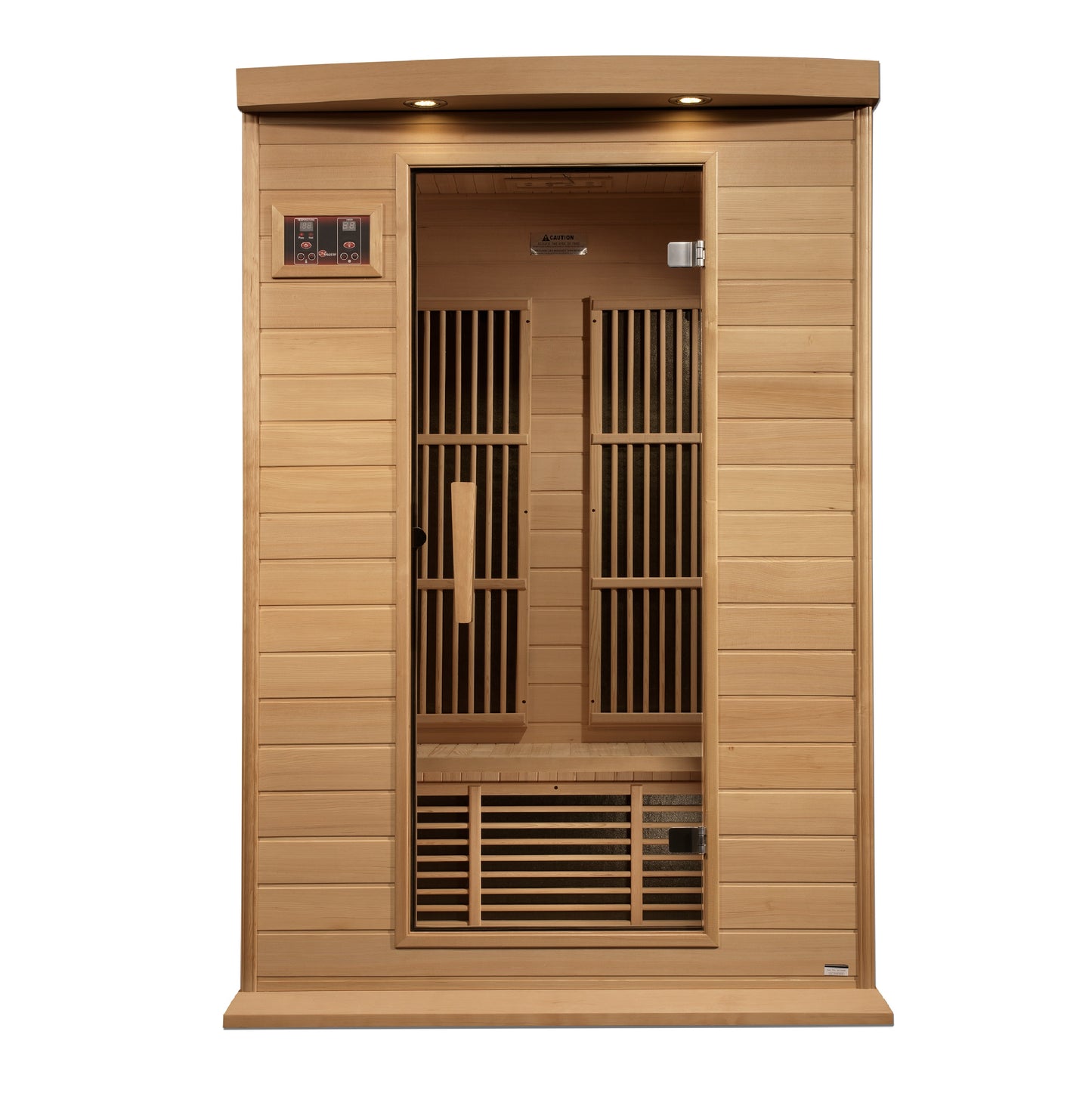 Maxxus 2 Person Near Zero EMF FAR Infrared Sauna - Canadian Hemlock