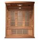 Maxxus Montilemar Edition 3 Person Near Zero EMF FAR Infrared Sauna - Canadian Red Cedar