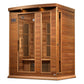 Maxxus Montilemar Edition 3 Person Near Zero EMF FAR Infrared Sauna - Canadian Red Cedar