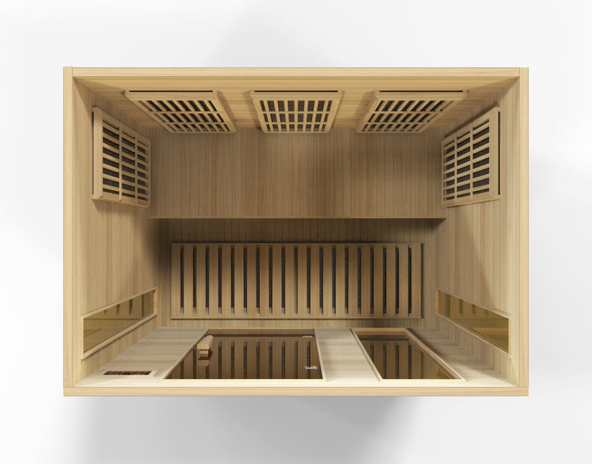 Maxxus 3 Person Low EMF FAR IR Sauna (MX-K306-01)