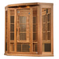 Maxxus "Avignon" 3 Person Corner Near Zero EMF FAR IR Sauna (MX-K356-01-ZF CED)