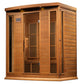 Maxxus Chaumont Edition 4 Person Near Zero EMF FAR Infrared Sauna - Canadian Red Cedar