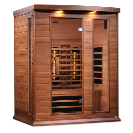 Maxxus 3-Person Full Spectrum  Near Zero EMF (Under 2MG) FAR Infrared Sauna