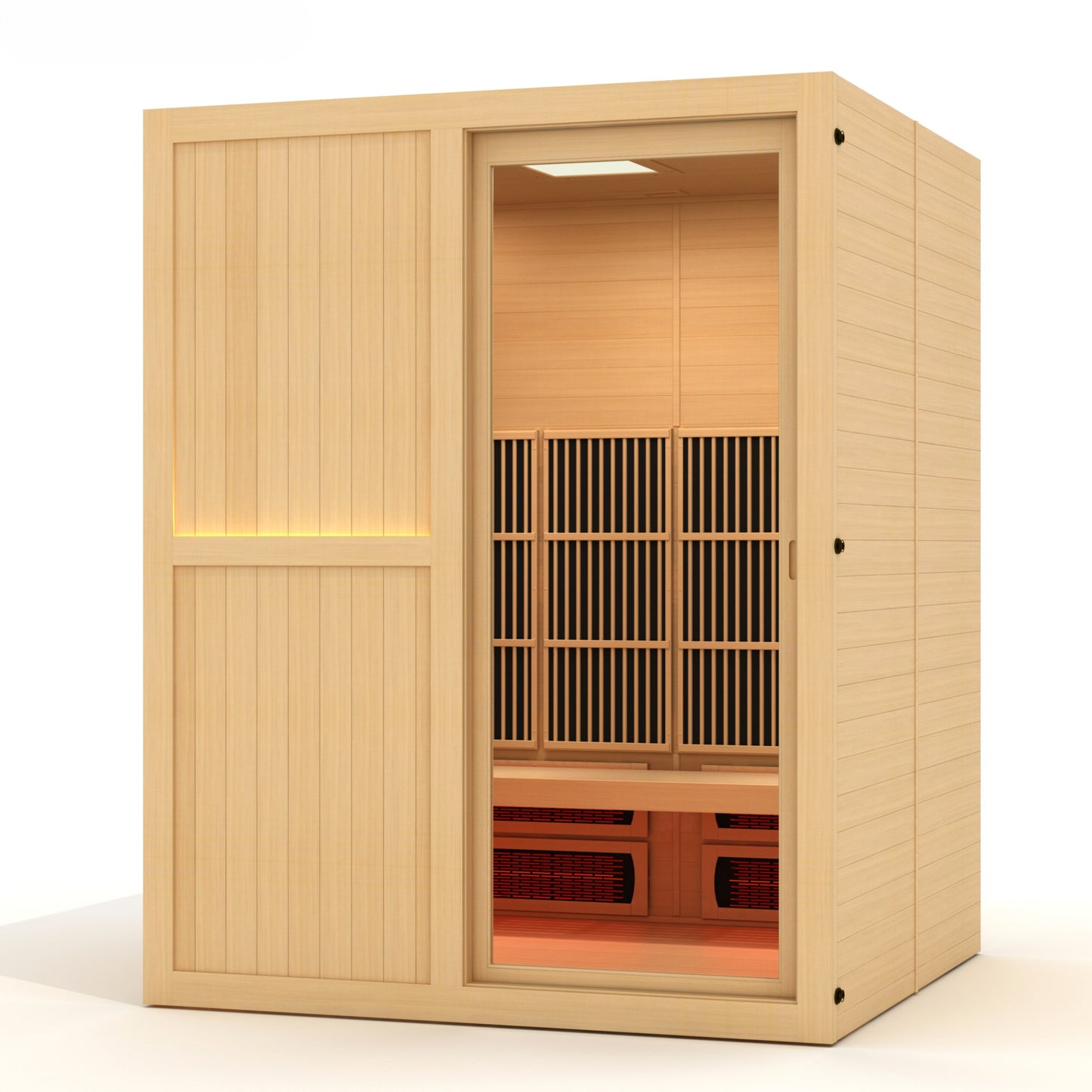 ***New 2026 Model*** YOGA1 3 Person Full Spectrum Near Zero EMF FAR IR Sauna (MX-8166-03)
