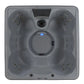 Siesta 6-Person 70 Stainless Jet 240-Volt Hot Tub with Real stainless steel Heater, ozone and Built-in Ice Bucket