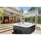 Niagara LS 6 Person 120 Stainless Jet Lounger Hot Tub with ozone and Real stainless steel Heater with Waterfall