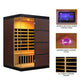 Sirona 3-Person Hemlock Infrared Sauna with 8 Carbon Heaters